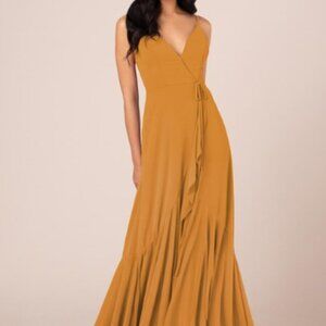 Sorella Vita 9582 Long Chiffon Dress Summer/Fall Sunflower Harvest Gold